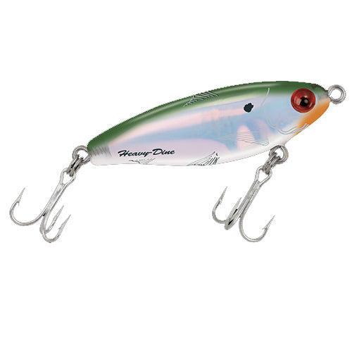 Mirrolure Heavy Dine Sinkin Twitch 2.58In 7/16Oz Grn/Wht/Sl