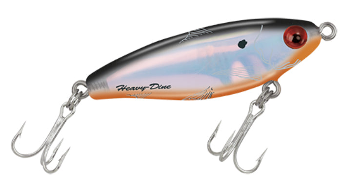 Mirrolure Heavy Dine Sinkin Twitch 2.58In 7/16Oz Blk/Or/Gld