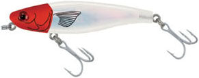 Mirrolure Mirromullet Xl Surface 3.5In 1/2Oz White/Red Hd