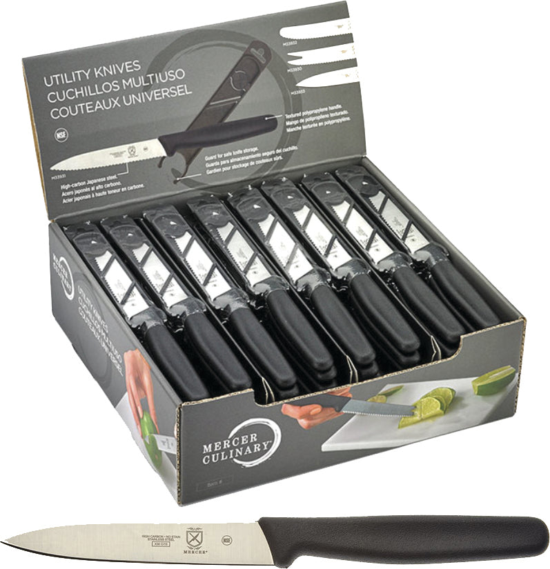 Mercer Sport Bait/Utility Knife 4In Serrated W/Guard