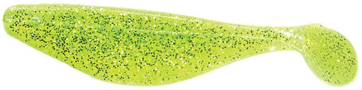 Mister Twister Sassy Shad 3In 10Pk Chat/Slv Flk