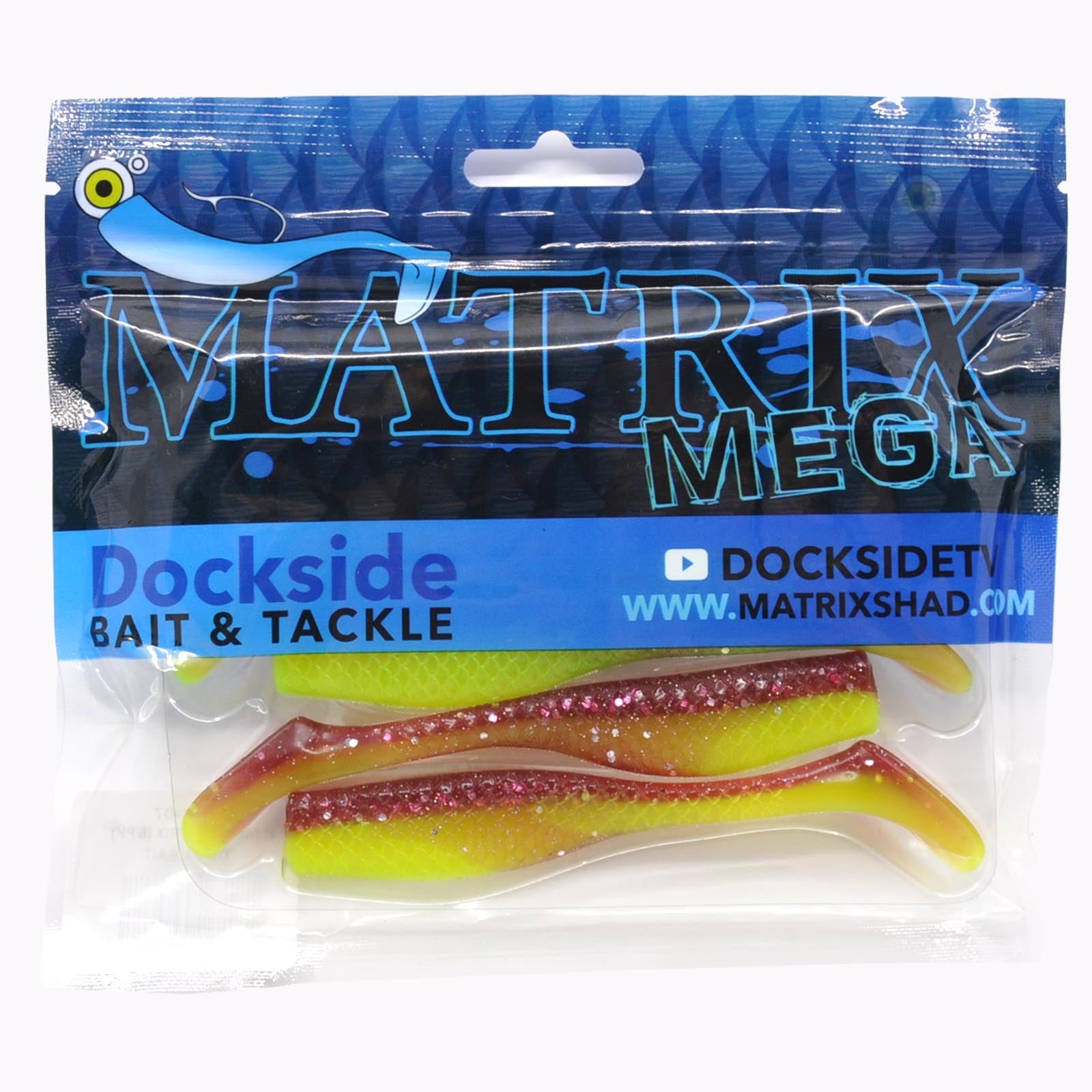 Matrix Mega Shad 2.25In 6Pk Tiger Bait