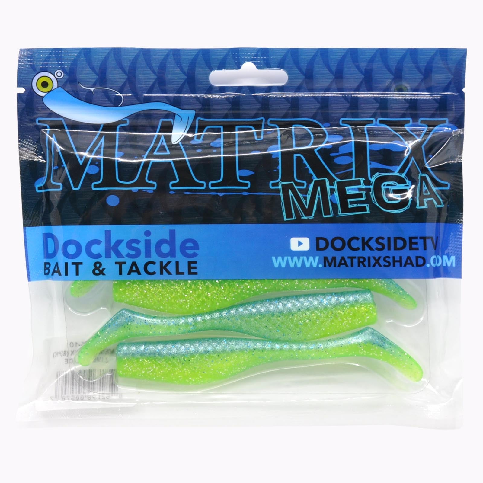 Matrix Mega Shad 2.25In 6Pk Limbo Slice