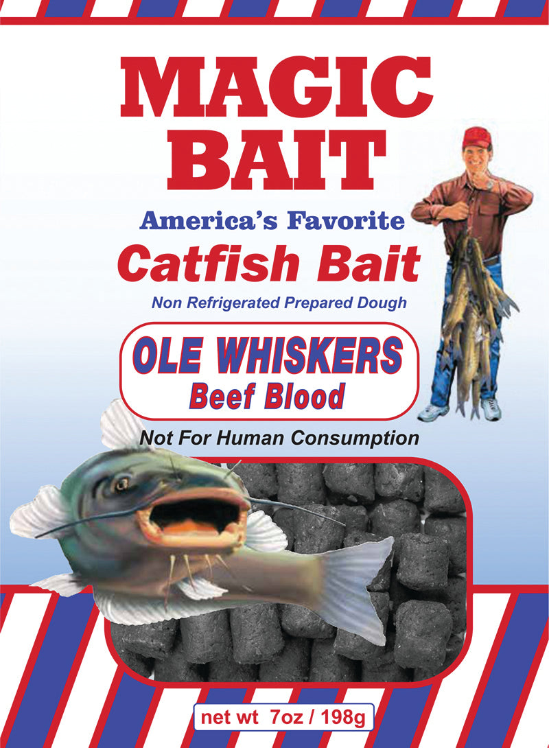 Magic Bait Catfish Bait 7Oz Ole Whisk Beef Blood