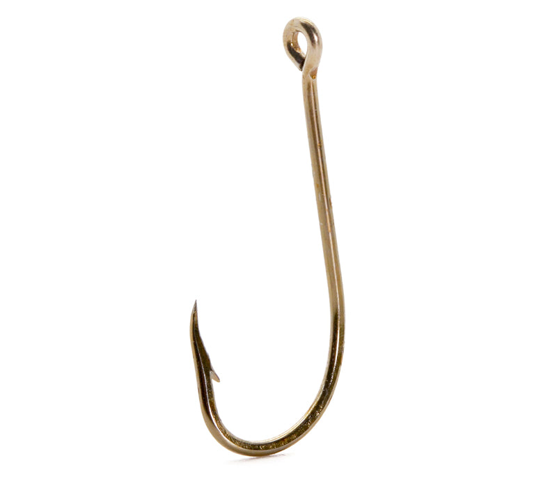 Mustad Long Shank Hook Gold Beak Sz2 10Pk