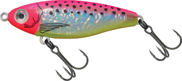 Mirrolure C-Eye Pro Mirrodine 2.5In 3/8Oz Chart/Pnk Hd