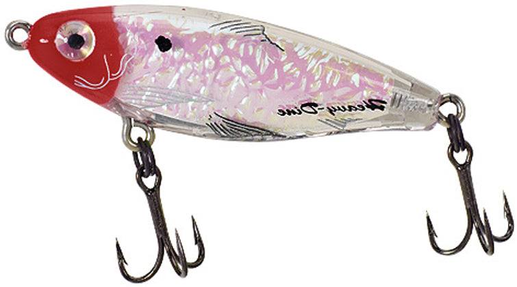 Mirrolure Heavy Dine C-Eye Pro 2.58In 7/16Oz Wht/Red Hd