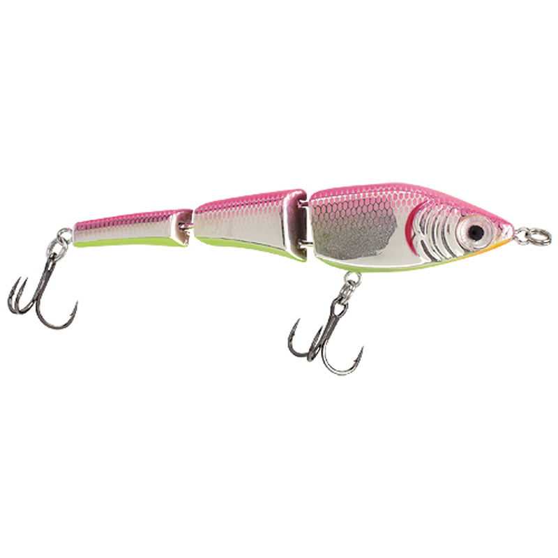 Mirrolure Jointed Swimbait 4In 1/2Oz Silver/Pnk/Cht