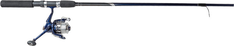 Master Fishing Hunter Led Combo W/Line Spinning Blu 6.5Ft M 2Pc