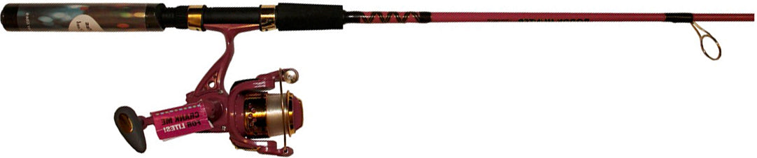 Master Fishing Hunter Led Combo W/Line Spinning Pnk 5.5Ft M 2Pc