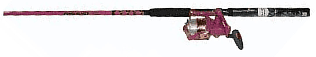 Master Fishing Hunter Led Combo W/Line Spinning Pnk 8Ft M 2Pc