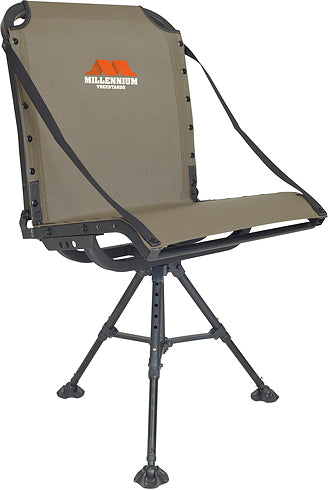 Millennium Ground Blind Chair 3-Leg Adj 360 Swvl Od