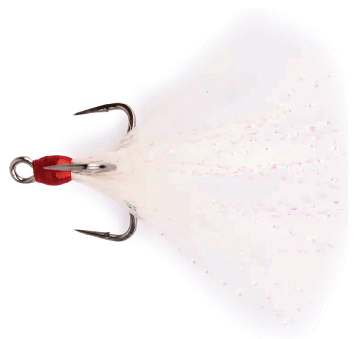 Mustad In-Line Triple Grip T-Steel 2Pk Sz4 Wht Tins