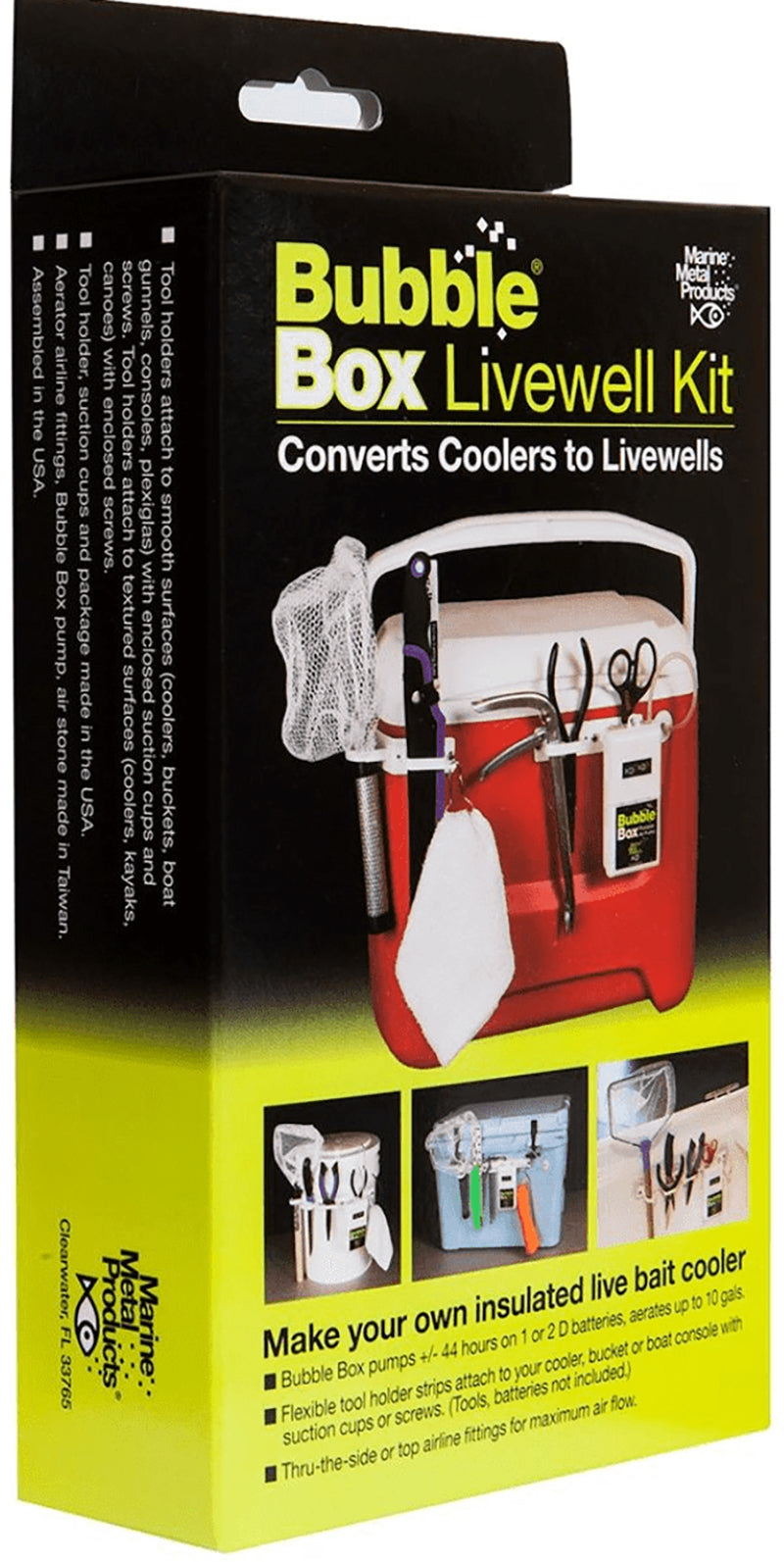 Marine Metal Livewell Aerator Kit Mb11 2/D-Cell 7.5Gal