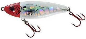 Mirrolure Catch 5 Suspend Twitch 3.5In 3/4Oz Wht/Red Hd