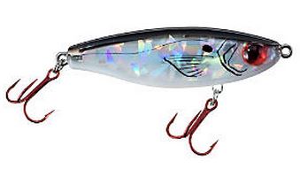Mirrolure Catch 5 Suspend Twitch 3.5In 3/4Oz Blk/Wht/Slv