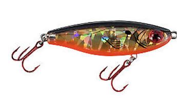 Mirrolure Catch 5 Suspend Twitch 3.5In 3/4Oz Blk/Org/Gld