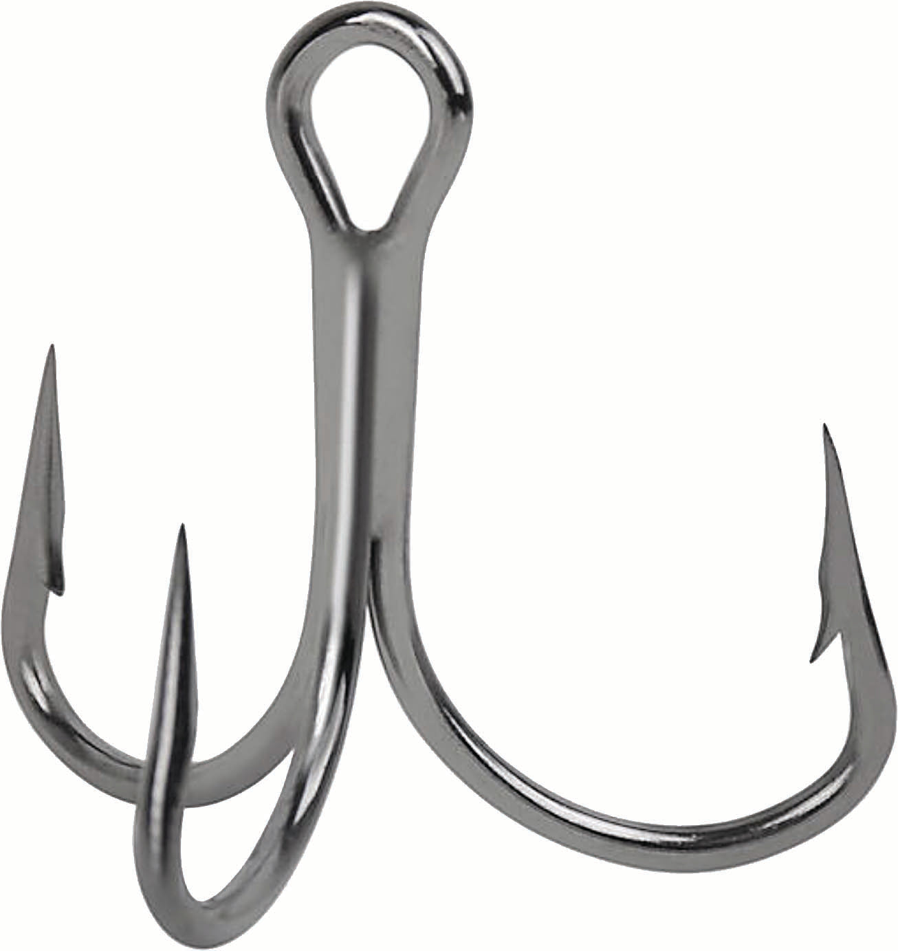 Mustad Kvd Elite Treble Hook Black Nickel Sz6 11Pk