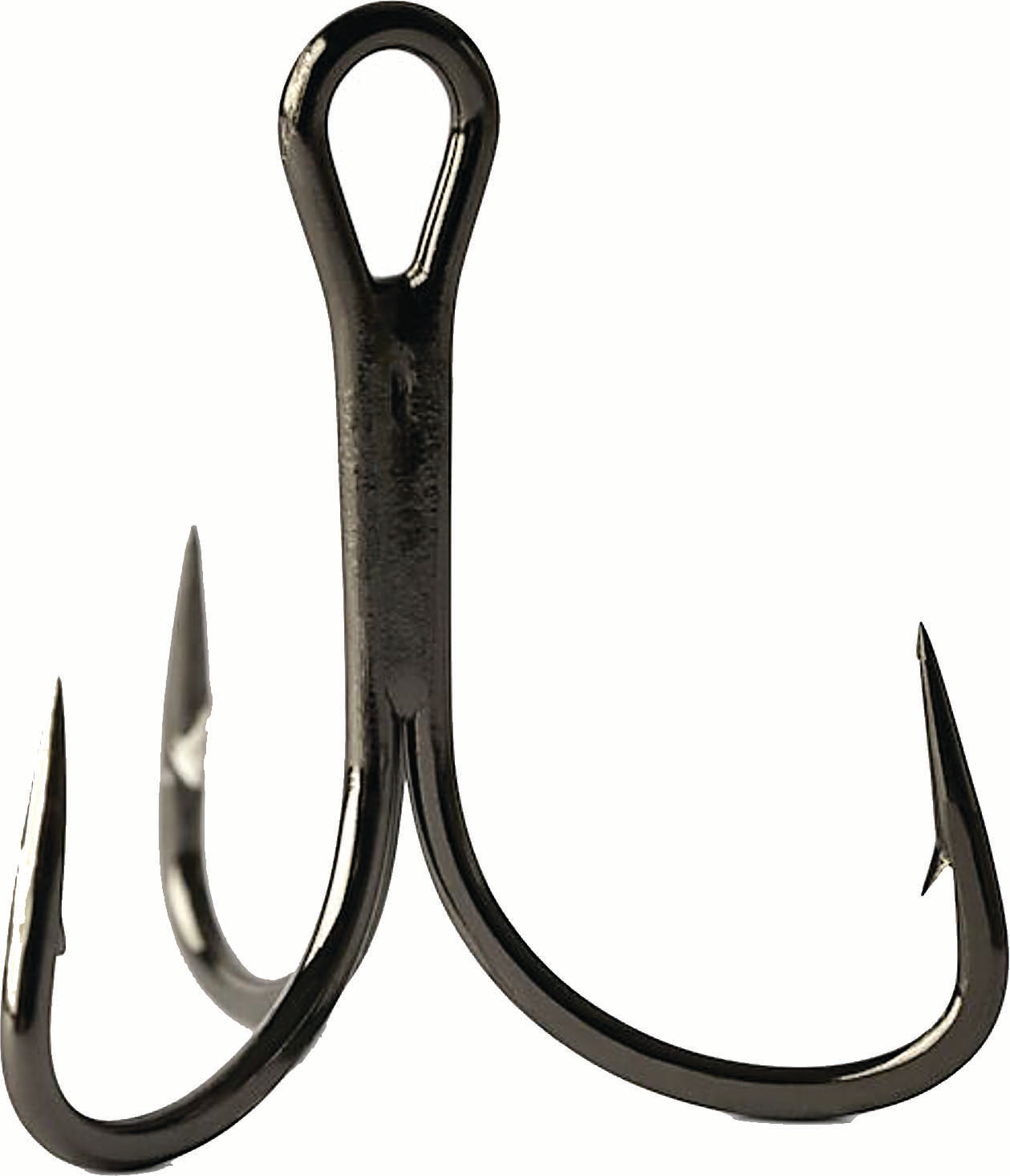 Mustad Kvd Elite Treble Hook Black Nickel Sz6 6Pk