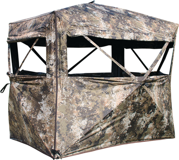 Muddy Outdoor Garage Hub Ground Blind 48X72X67In Camo