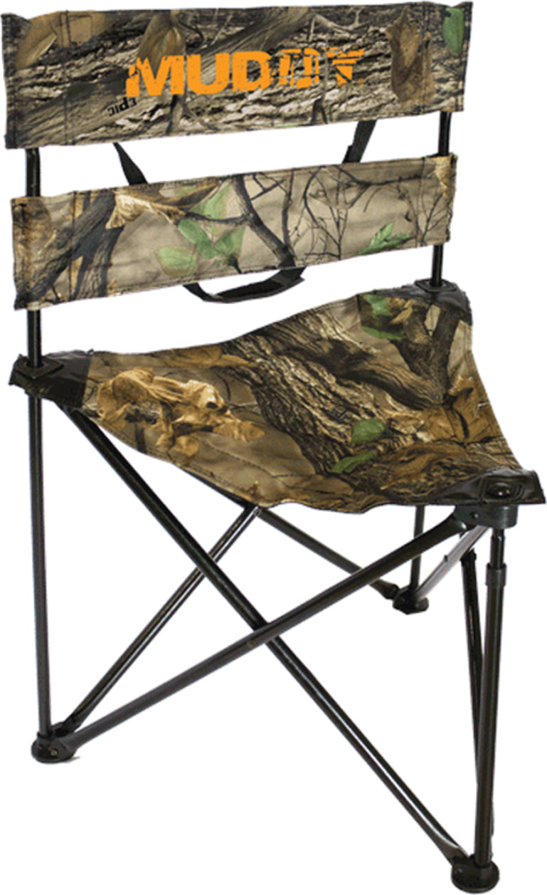 Muddy Outdoor Fold Tripod Ground Seat Camo