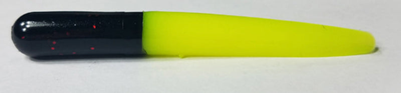 Muddy Water Baits Crappie Bait 2.5In 12Pk Black/Glow