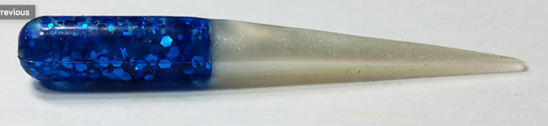 Muddy Water Baits Crappie Bait 2In 12Pk Blue Plat/Pearl