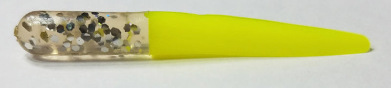 Muddy Water Baits Crappie Bait 2In 12Pk Platinum/Glow