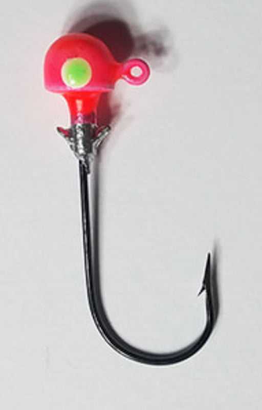 Muddy Water Baits Crappie Jigheads 1/8Oz 5Pk Hot Pink
