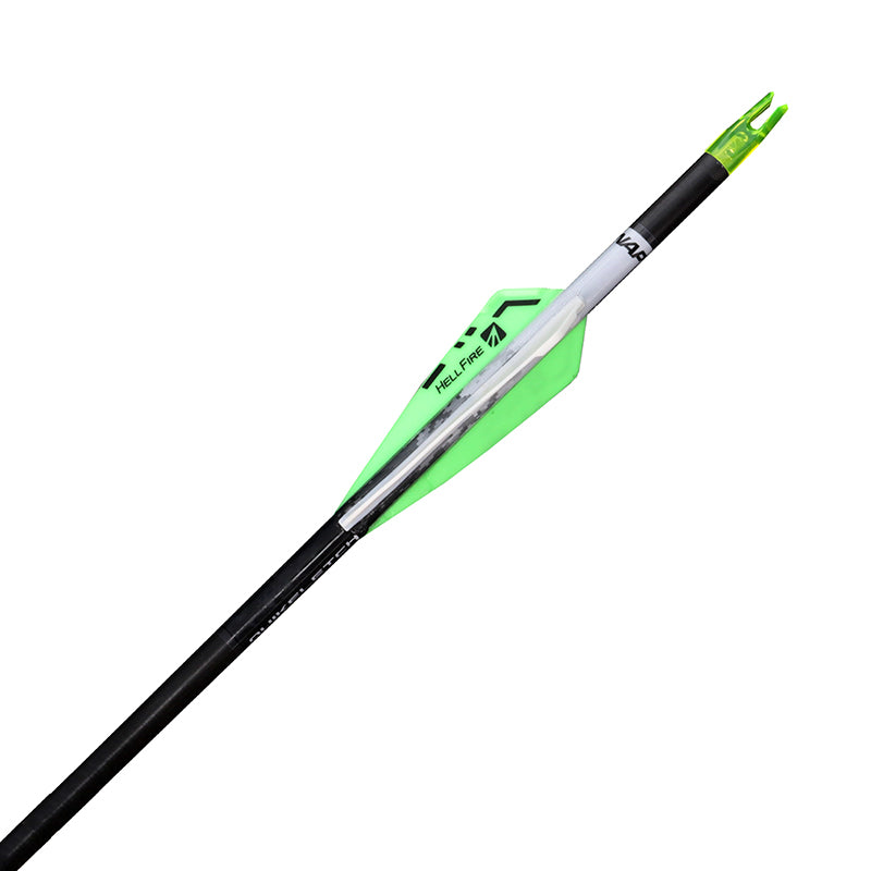New Archery Quikfletch Vanes 3In Hellfire Std W/G/G