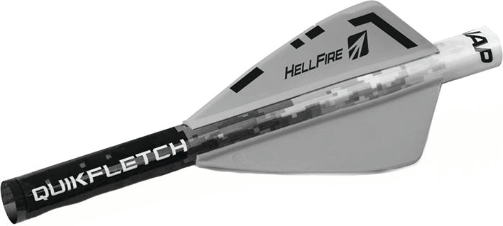New Archery Quikfletch Vanes 2In Hellfire W/O/O