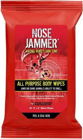 Nose Jammer Body Wipes 20Ct