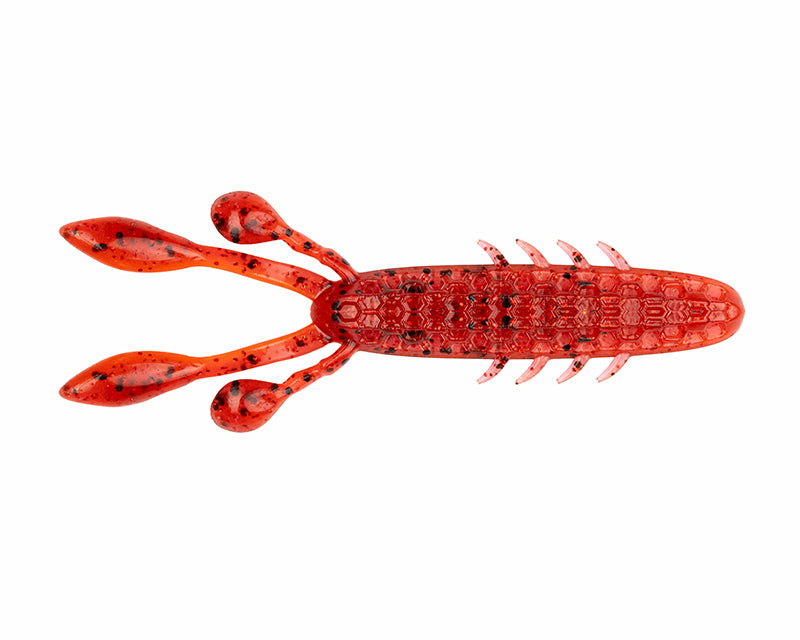 Netbait Hextek Eko Craw 3.5In 10Pk Fire Craw