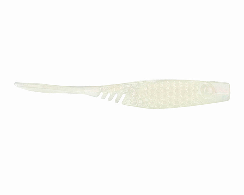 Netbait Hextek Eko Shad 3In 10Pk Albino Pearl
