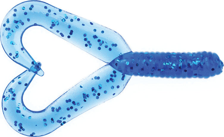 Netbait Baitfuel Twin Tail 3In 10Bg Sapphire Blue