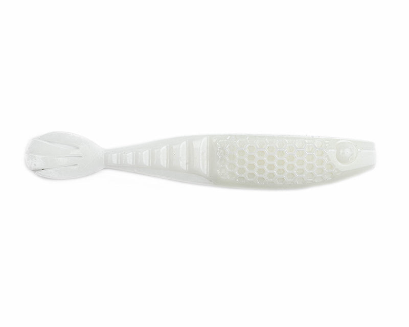 Netbait Hextek Whip Tail Shad 4.5In 7In White