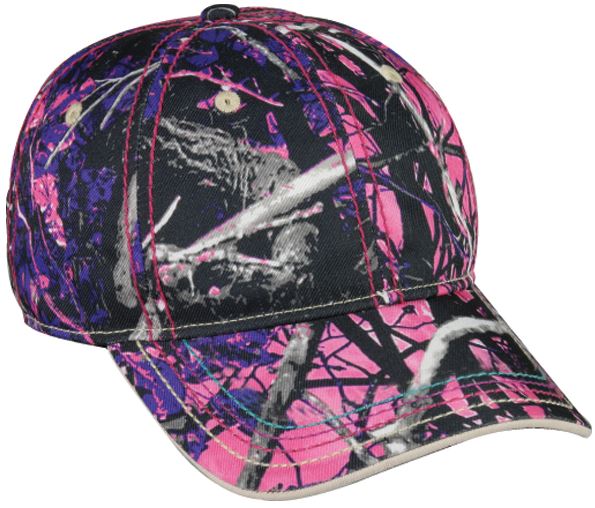 Outdoor Cap Solid 6-Panel Cap Muddy Girl 1Sz