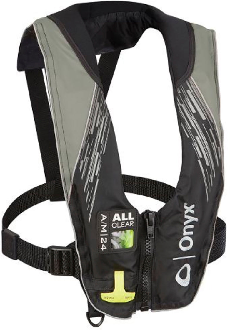 Onyx Am-24 All Clear Pfd 30-52In Grey Auto/Manual