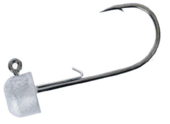 Owner Block Jighead Natural 1/0 1/8Oz 3Pk