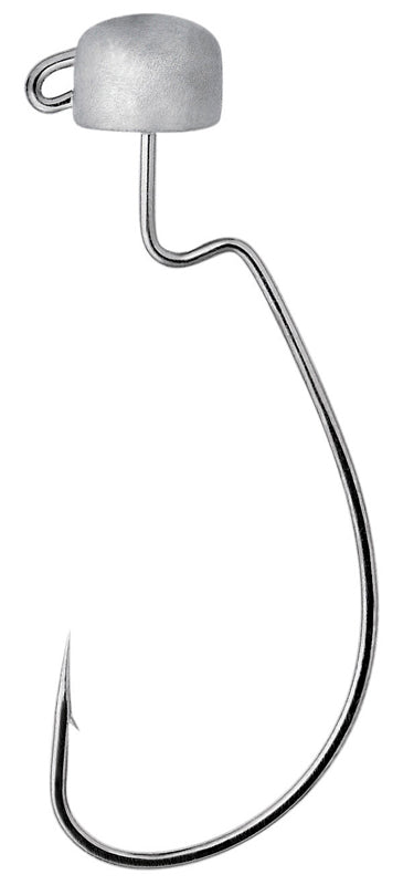 Owner Block Offset Jighead Natural 1/0 1/8Oz 4Pk