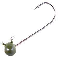 Owner Ultrahead Shakey Fb J-Hd Grn Pump 5/0 3/4Oz 3Pk