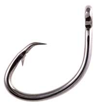 Owner Mutu Light Circle Hook Red Chrome 4/0 5Pk