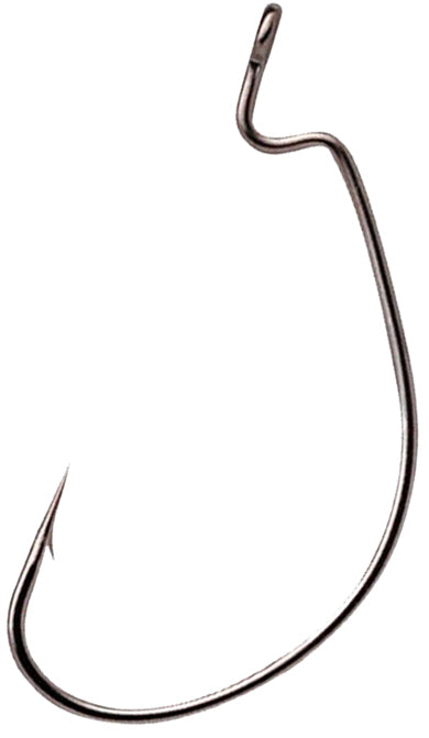 Owner Super Wide Gap Worn Hook Black Chrome 1/0 6Pk