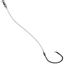 Owner Ghost Fluoro Leader 18In 3/0 Circle Hook 3Pk