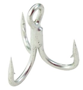 Owner St-66 Treble Hook Tinned 4X 3/0 5Pk