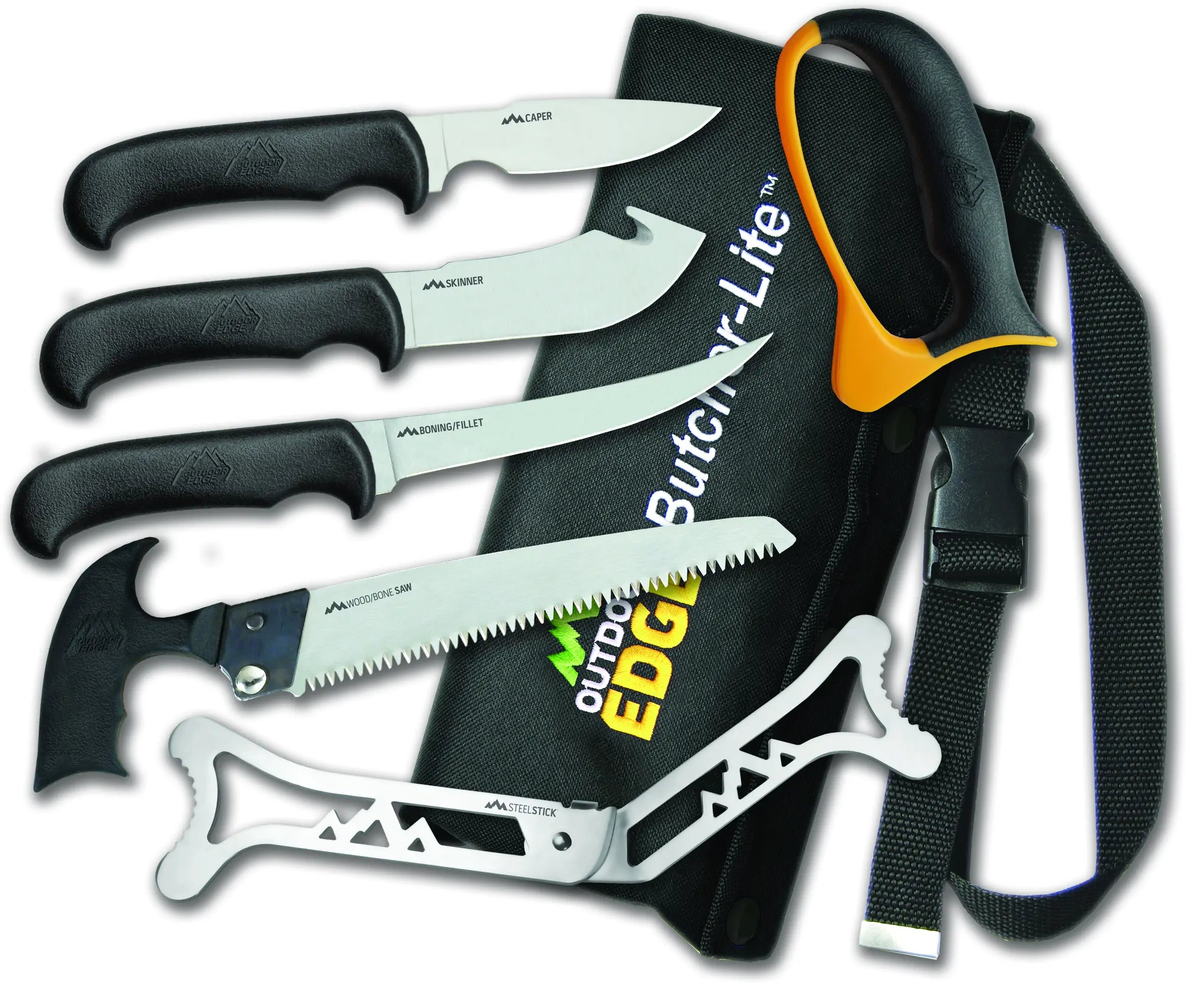 Outdoor Edge Butcher-Lite 8 pc Knife Kit