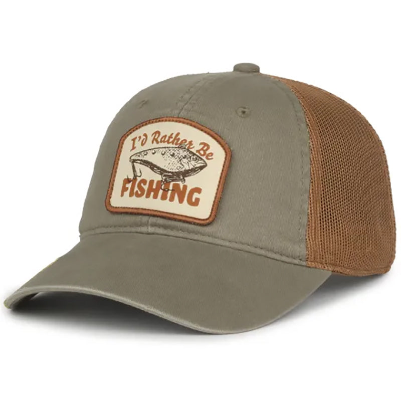 Outdoor Cap 6-Panel Cap Rather Fishin Olive/Clay