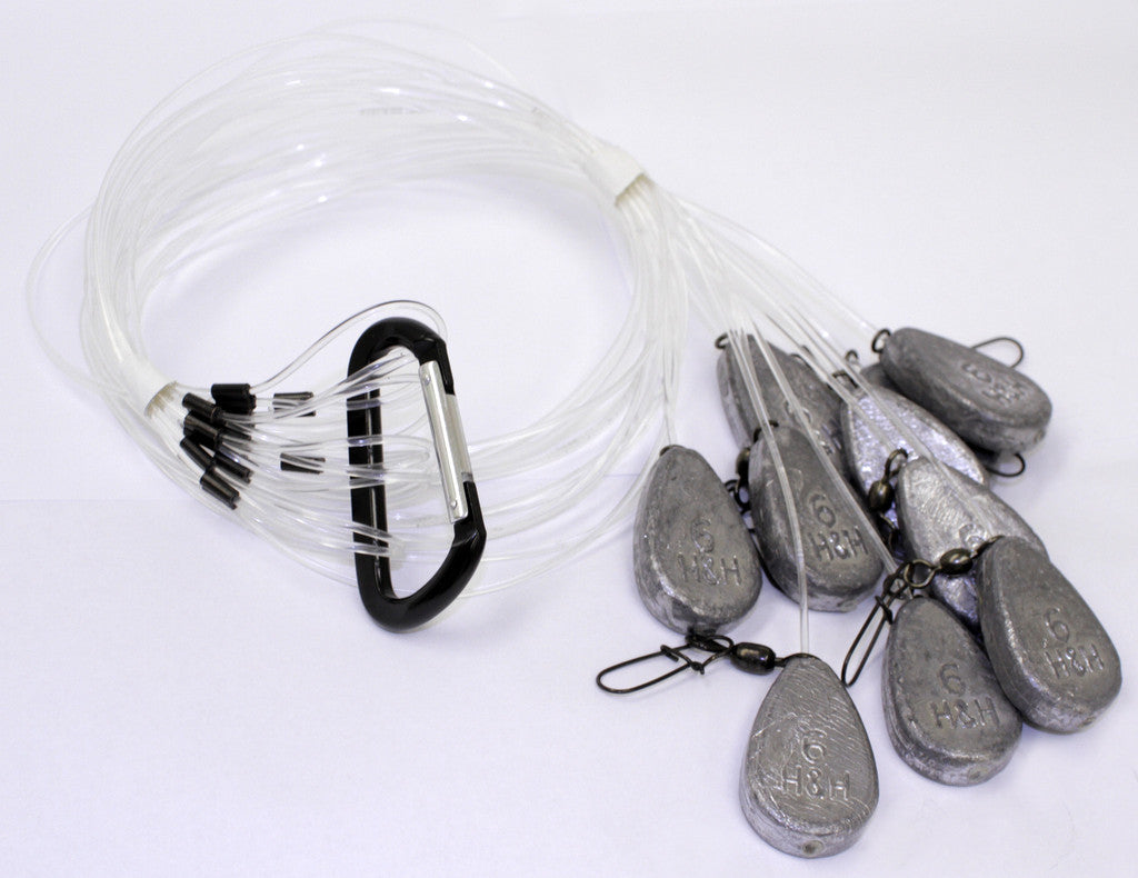 O & H Decoy No Hassle Weights 4Oz 48In 12Bg