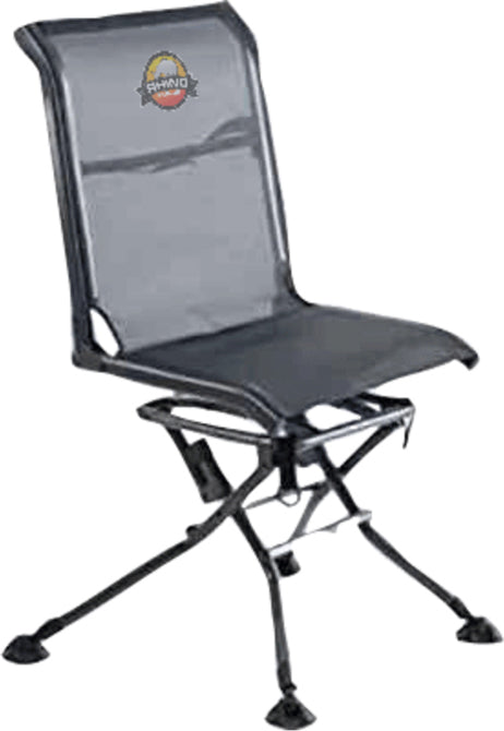 Rhino Textline Swivel Chair Adjustable Black