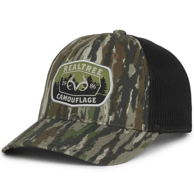 Outdoor Cap 6-Panel Logo Cap Realtree/Black 1Sz